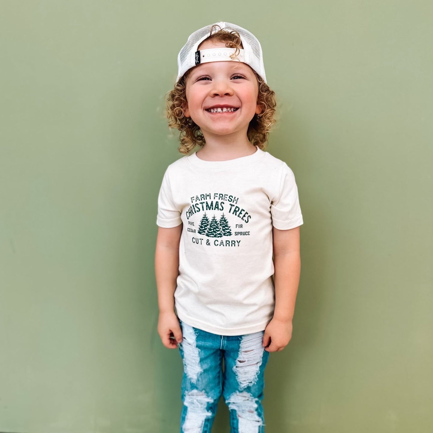 Tree Farm | Ivory Graphic T-Shirt