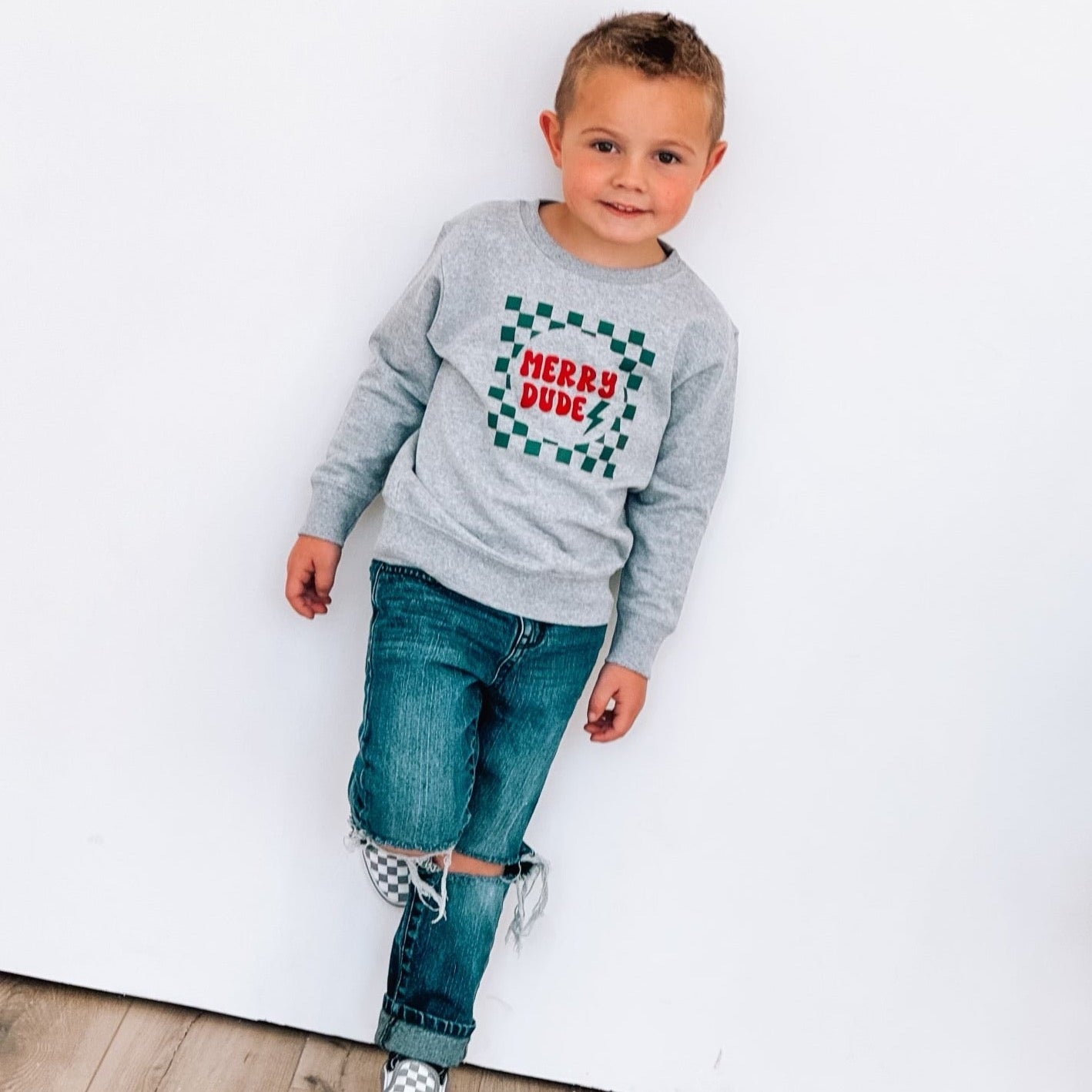 Merry Dude | Grey Sweatshirt