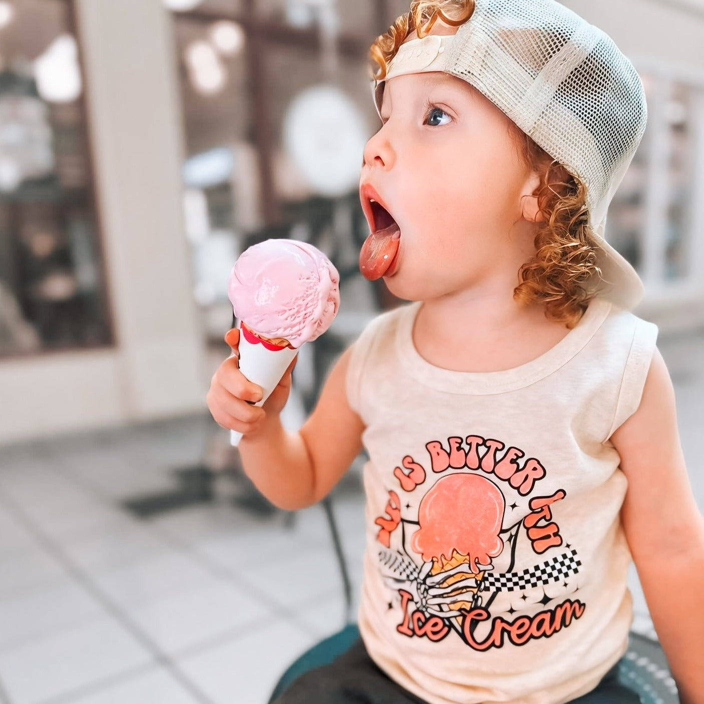 Ice Cream | Oatmeal Tank