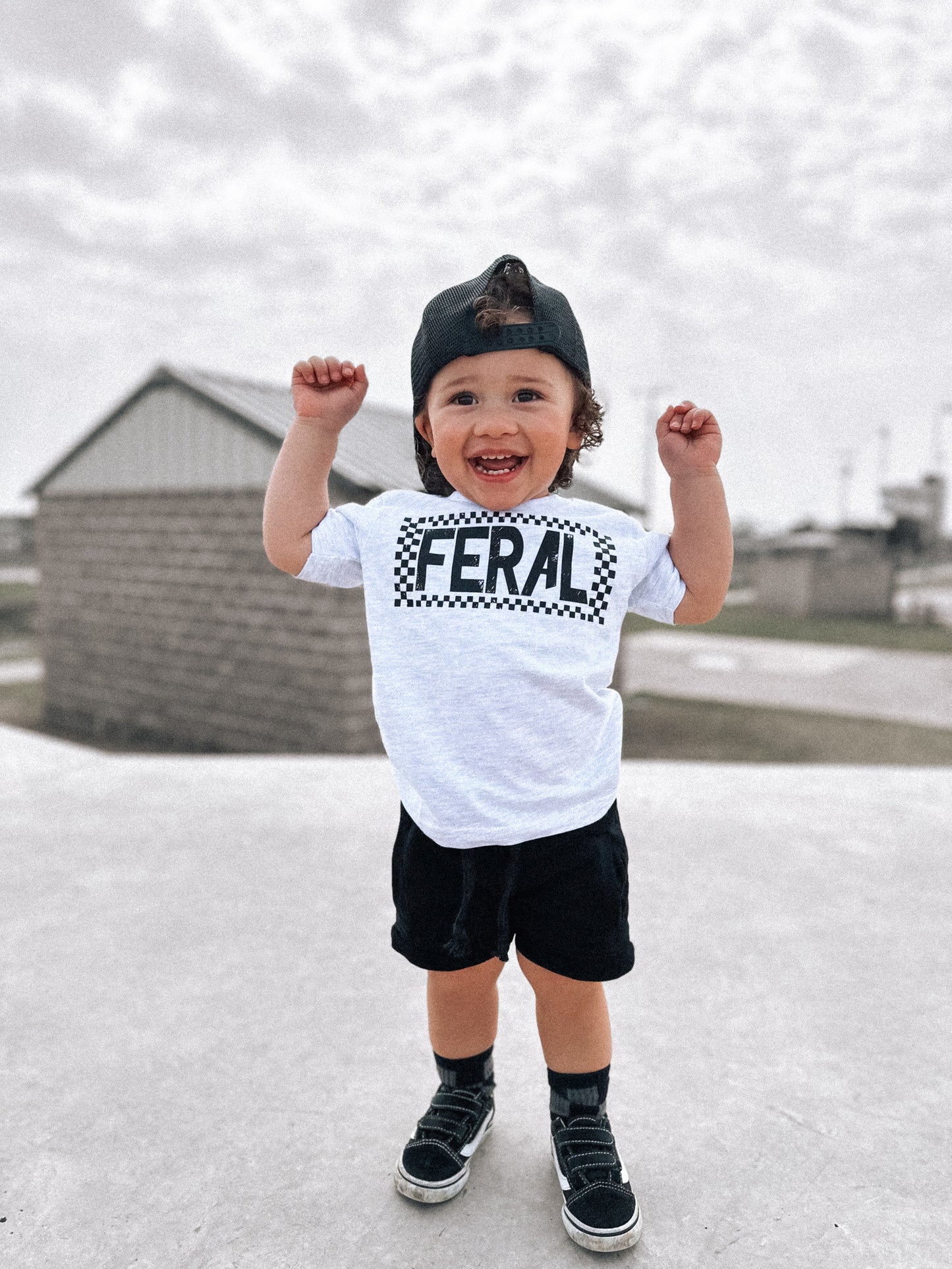 Feral Checker | Graphic T-Shirt 2 Color Options