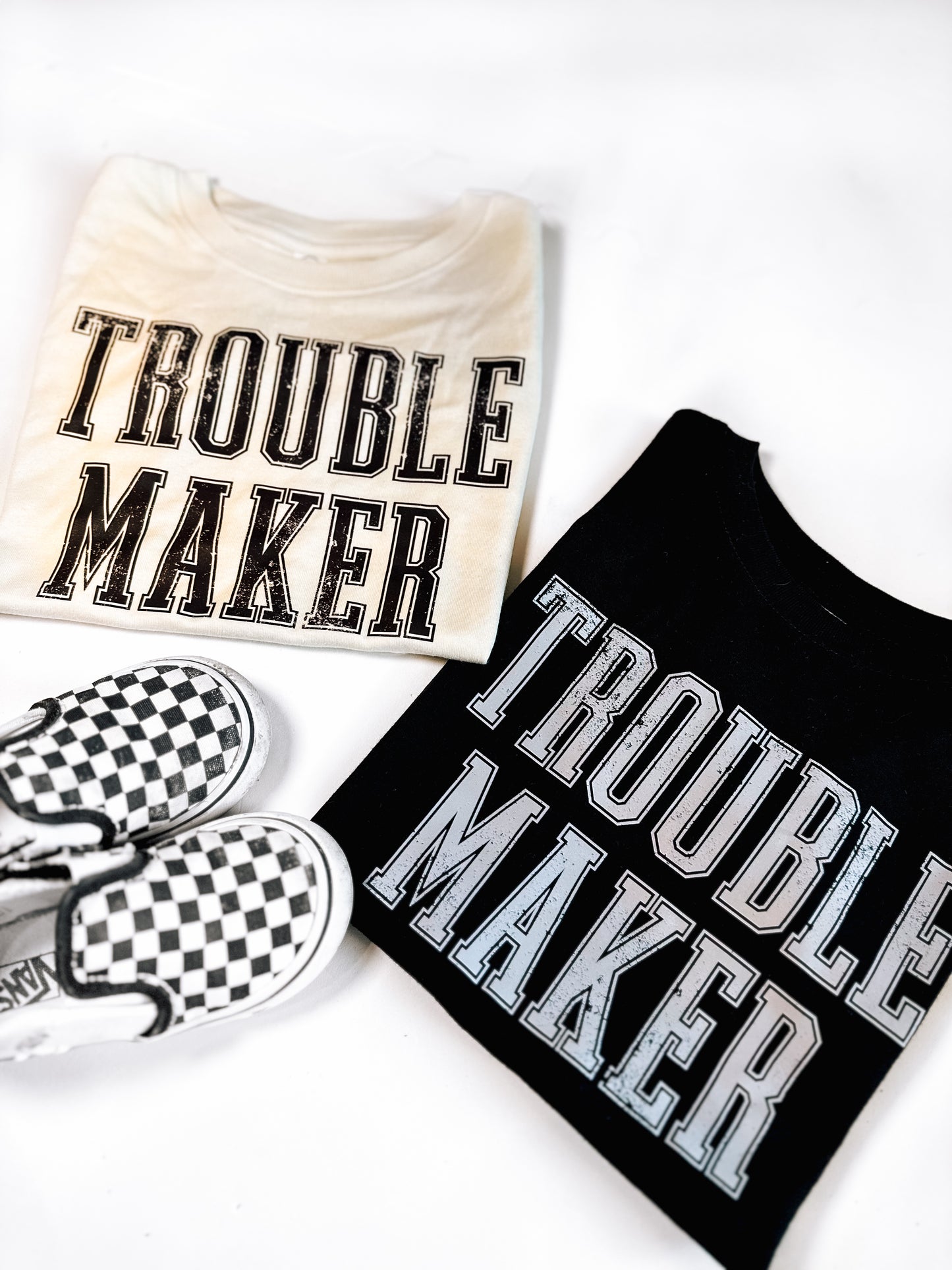 Trouble Maker| Graphic T-Shirt 2 Color Options