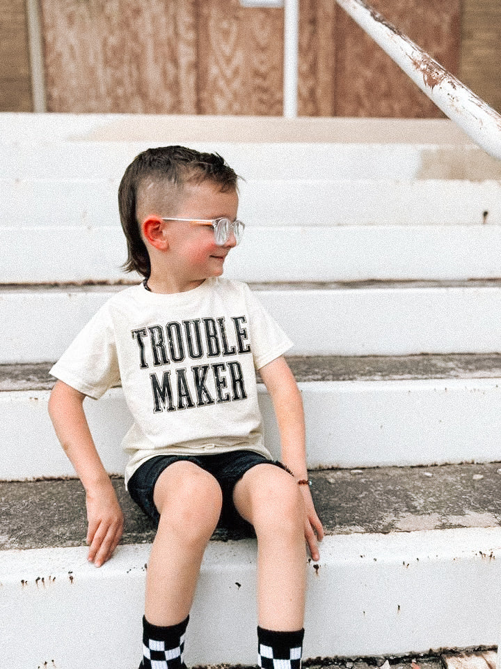Trouble Maker| Graphic T-Shirt 2 Color Options