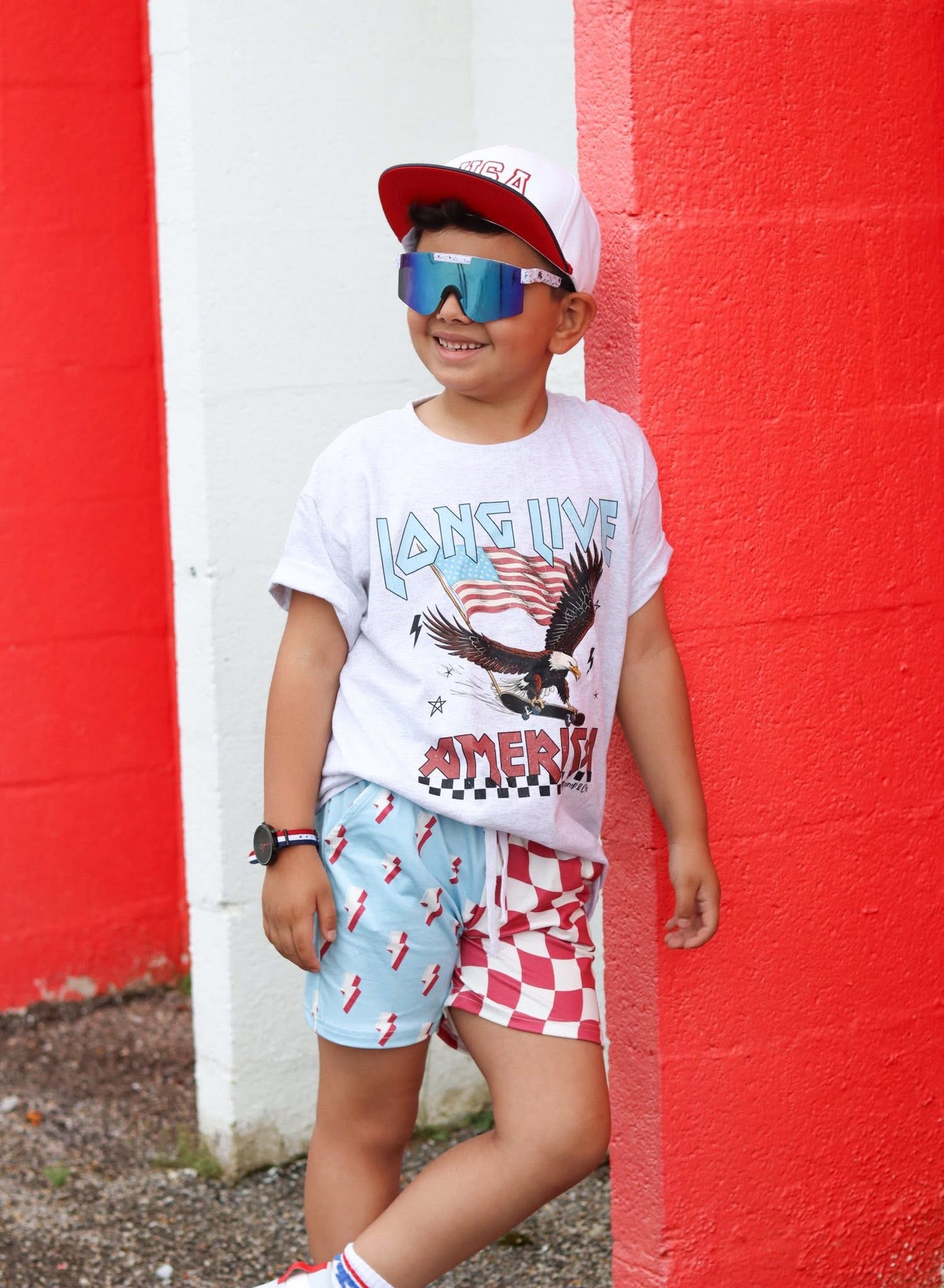 Mix Match American Boy | Tie Shorts*