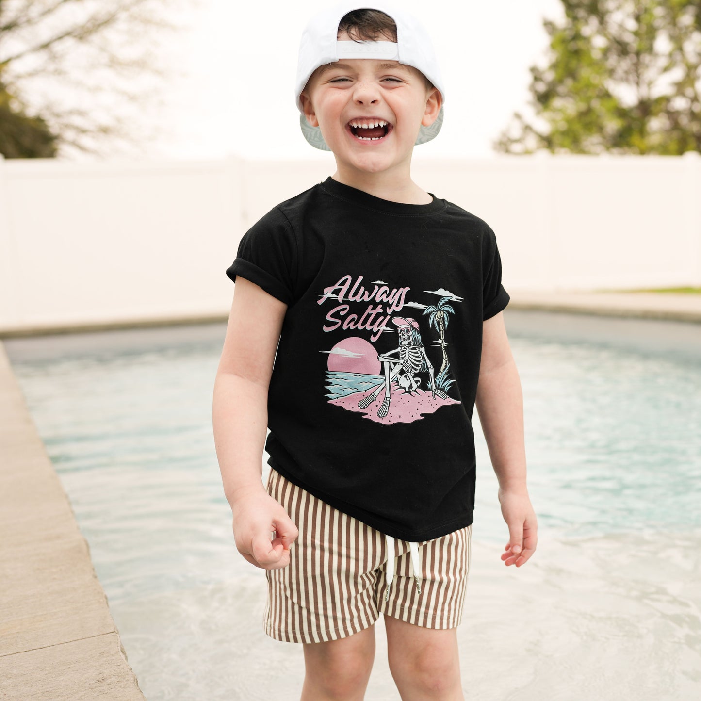 Always Salty | Black Graphic T-shirt