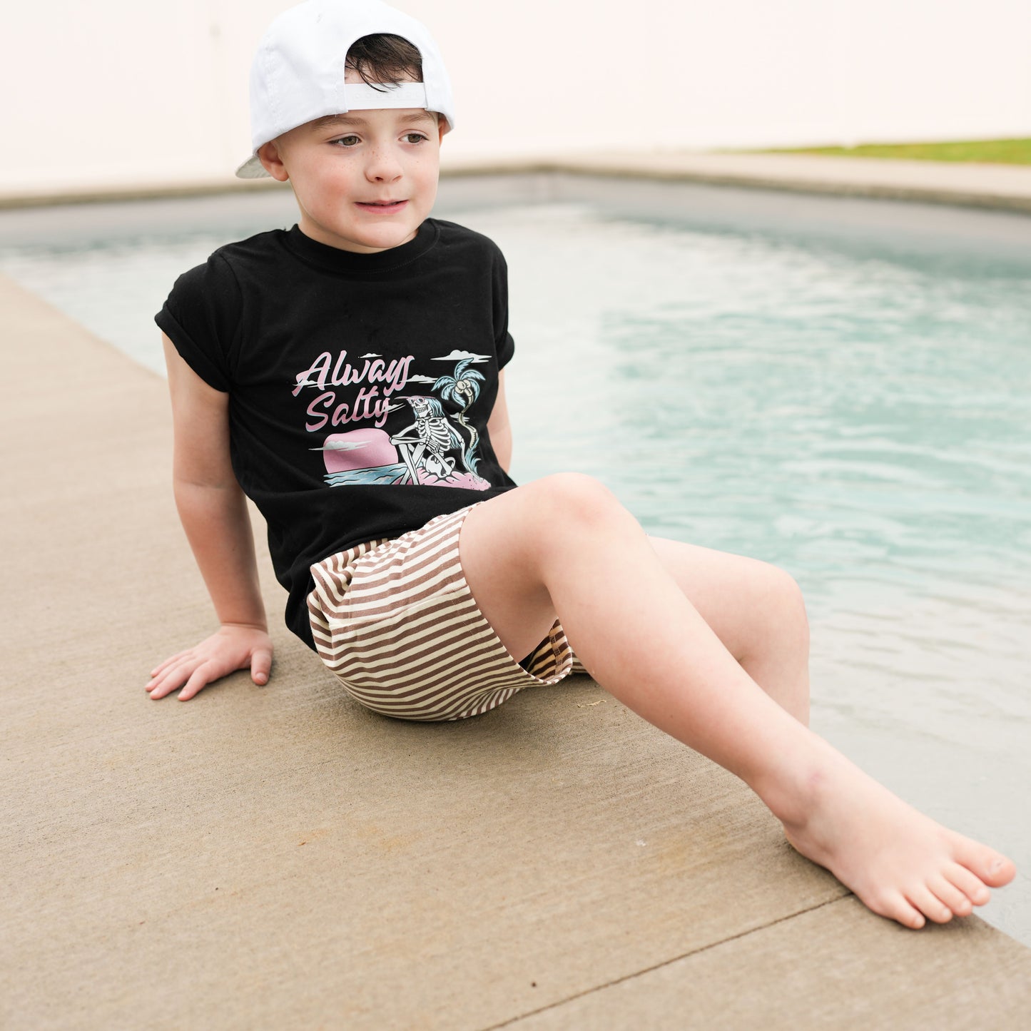 Always Salty | Black Graphic T-shirt