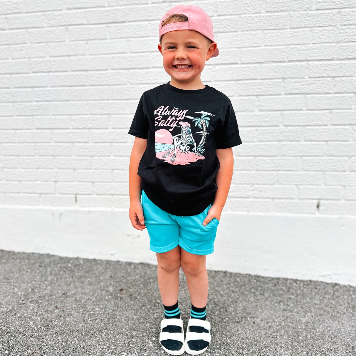 Always Salty | Black Graphic T-shirt