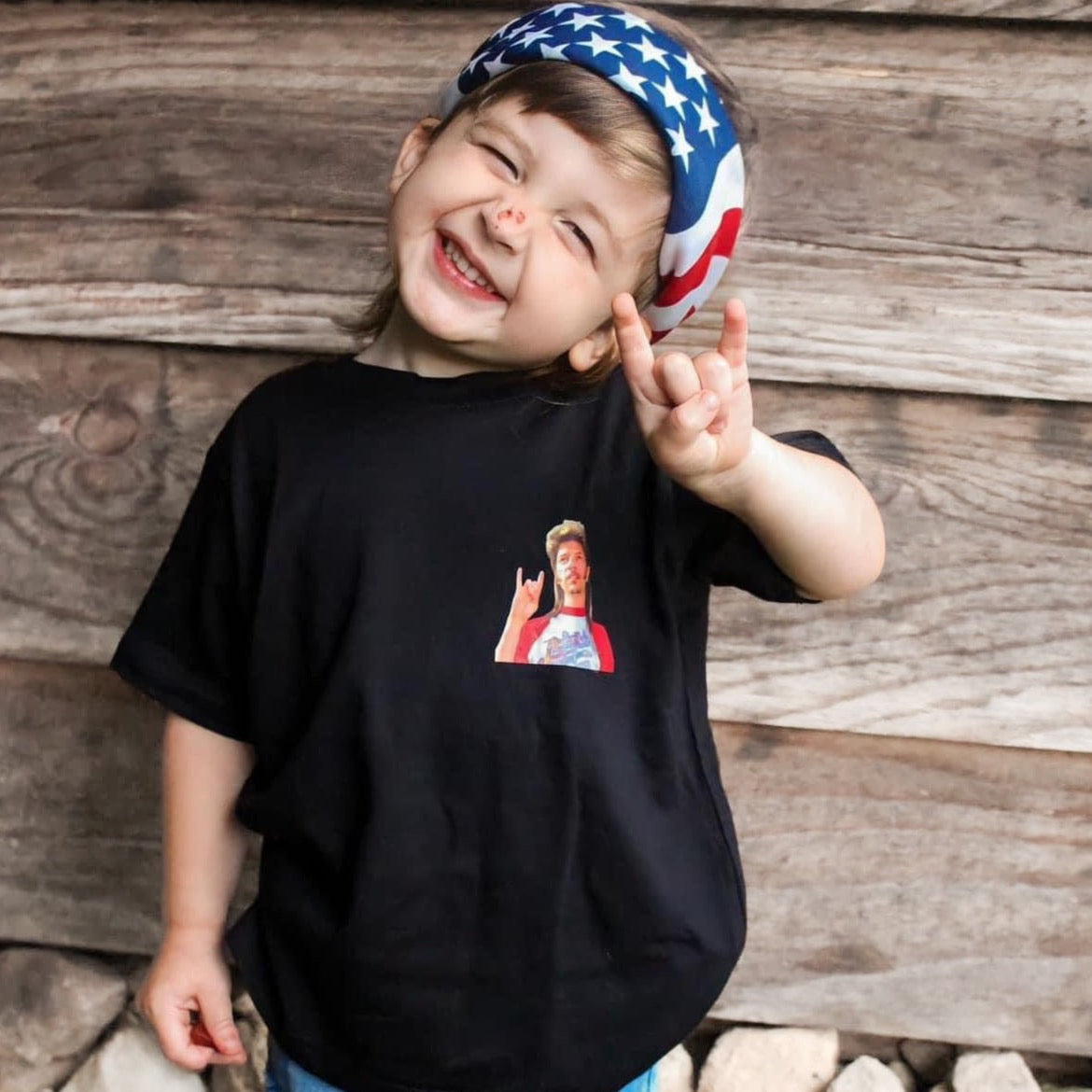 Firework Stand Joe Dirt | Black Graphic T-Shirt
