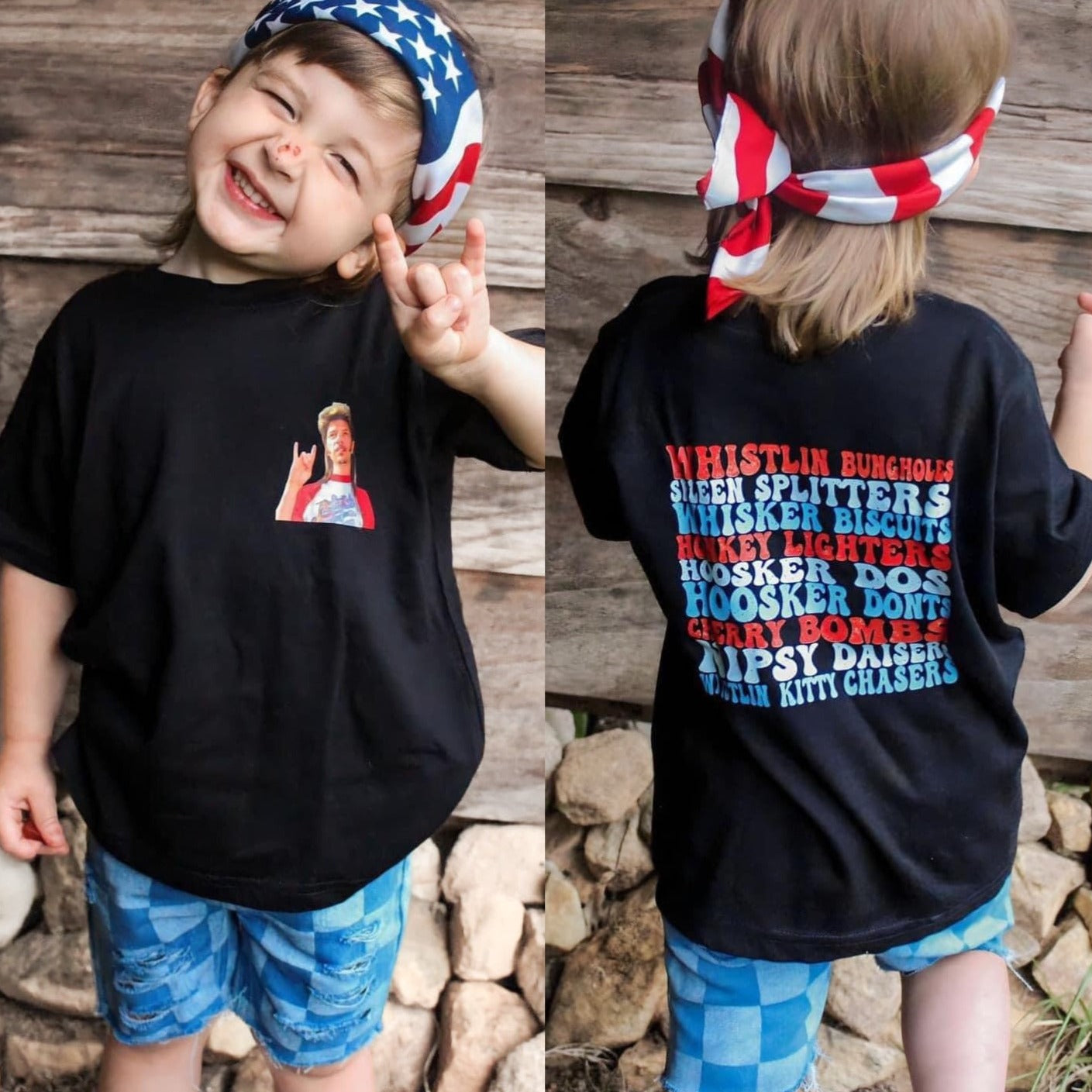 Firework Stand Joe Dirt | Black Graphic T-Shirt