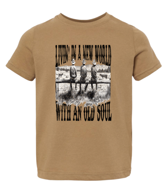 Old Soul| Brown Graphic T-Shirt PREORDER
