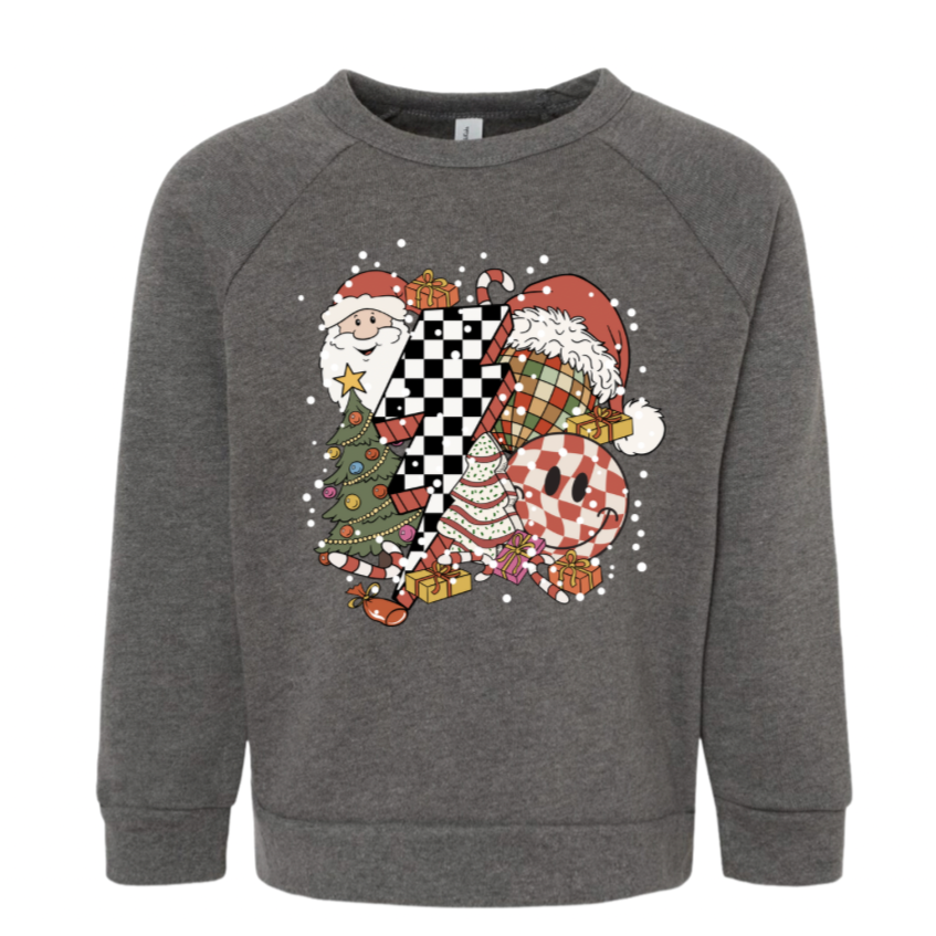 Snowy Holiday | Grey Bella Canvas Sweatshirt