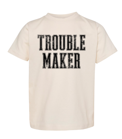 Trouble Maker| Graphic T-Shirt 2 Color Options