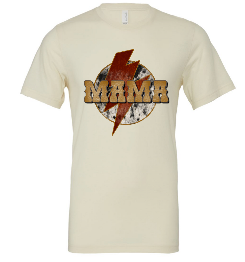 Mama Cowhide | Bella Ivory T-Shirt