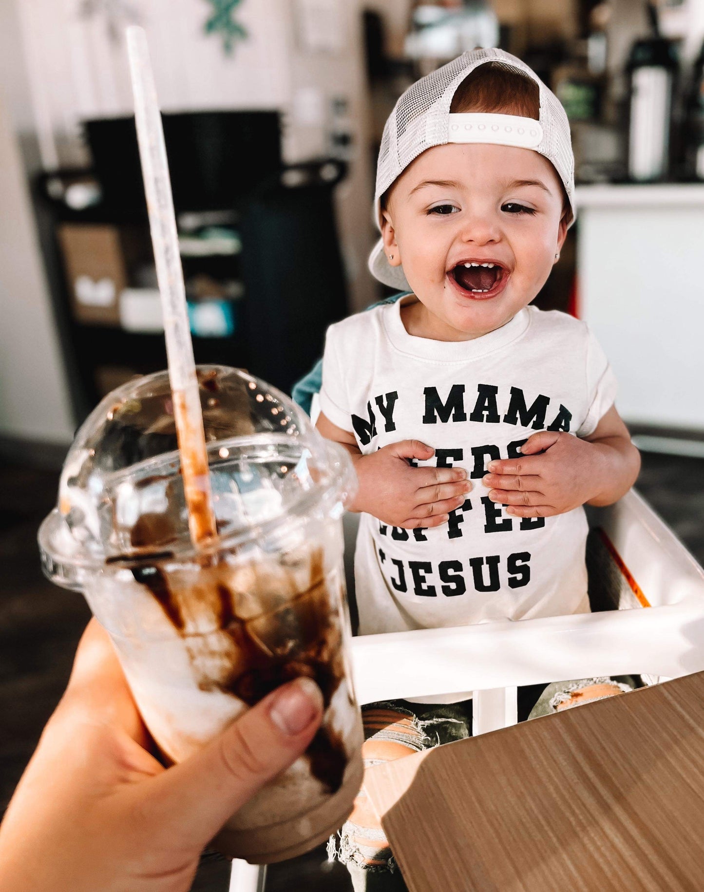 Coffee + Jesus | Natural Graphic T-Shift