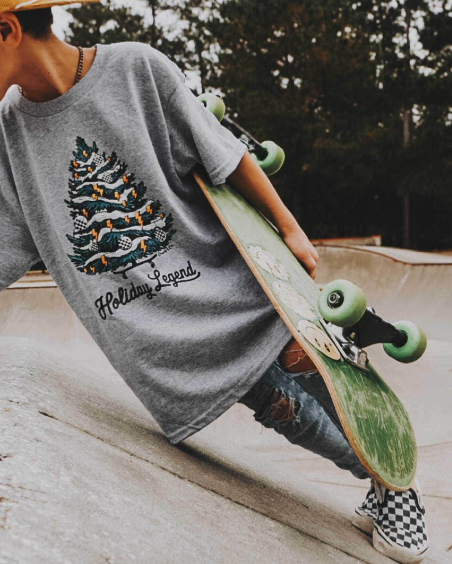 Holiday Legend | Heather Grey Graphic T-Shirt