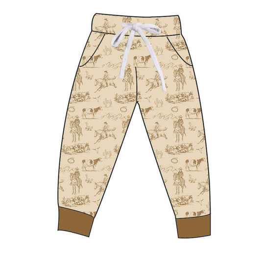 Talkin' Country  | Brown Tie Jogger PREORDER