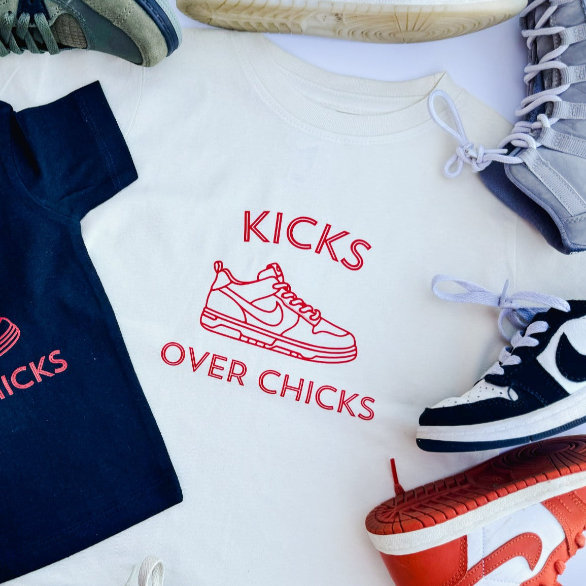 Over Chicks | Ivory Graphic T-shirt