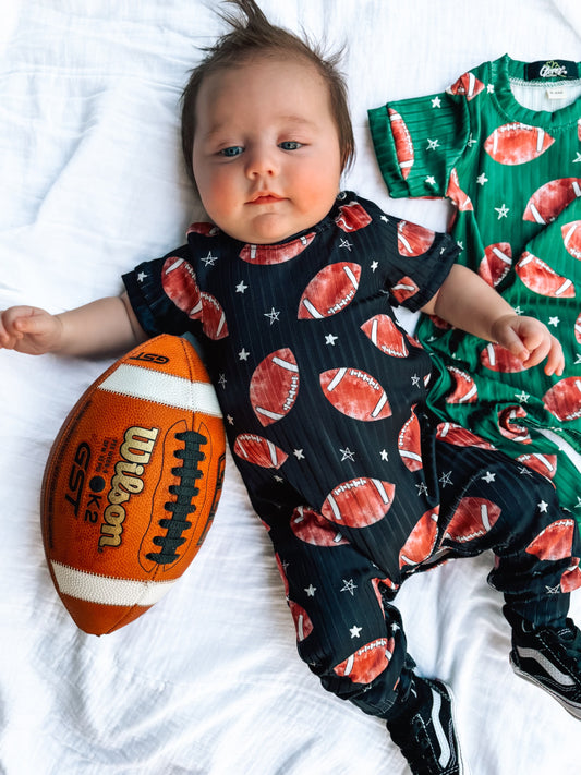 Touchdown | Football Romper (2 Colors)