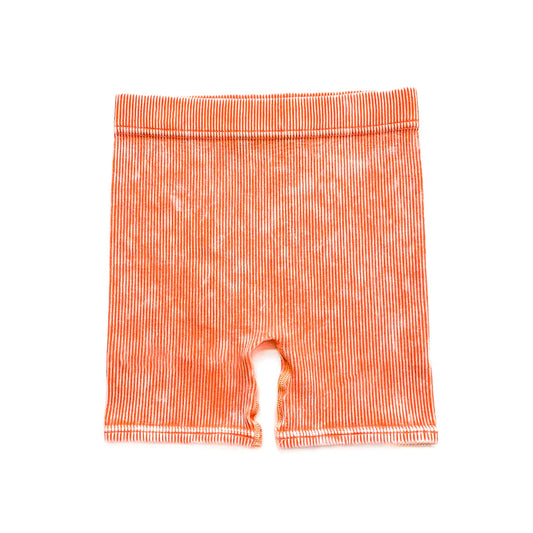 Biker Shorts- Neon Orange