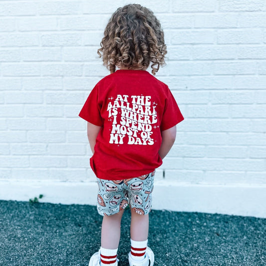 Most of My Days | Red Pocket Graphic T-shirt