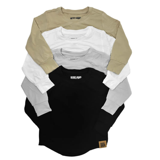 Everyday Long Sleeve Bamboo Tees | 4 Pack