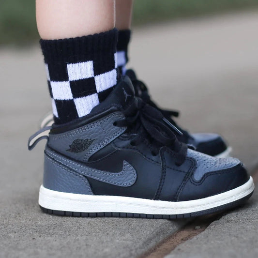 Black Checker | Socks