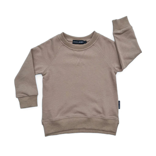 Feeling Cozy | Crewneck Sweatshirt - Latte