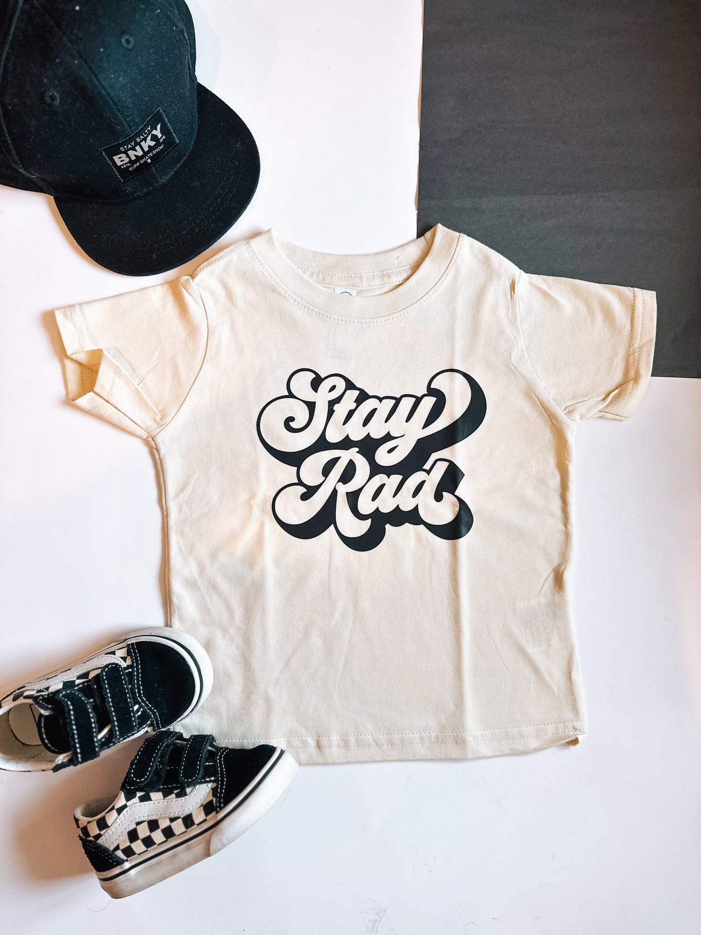 Stay Rad | Ivory Graphic T-shirt