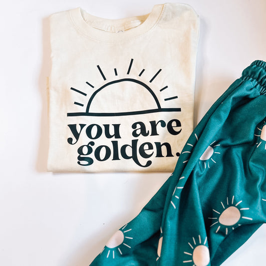 So Golden | Ivory Graphic T-shirt