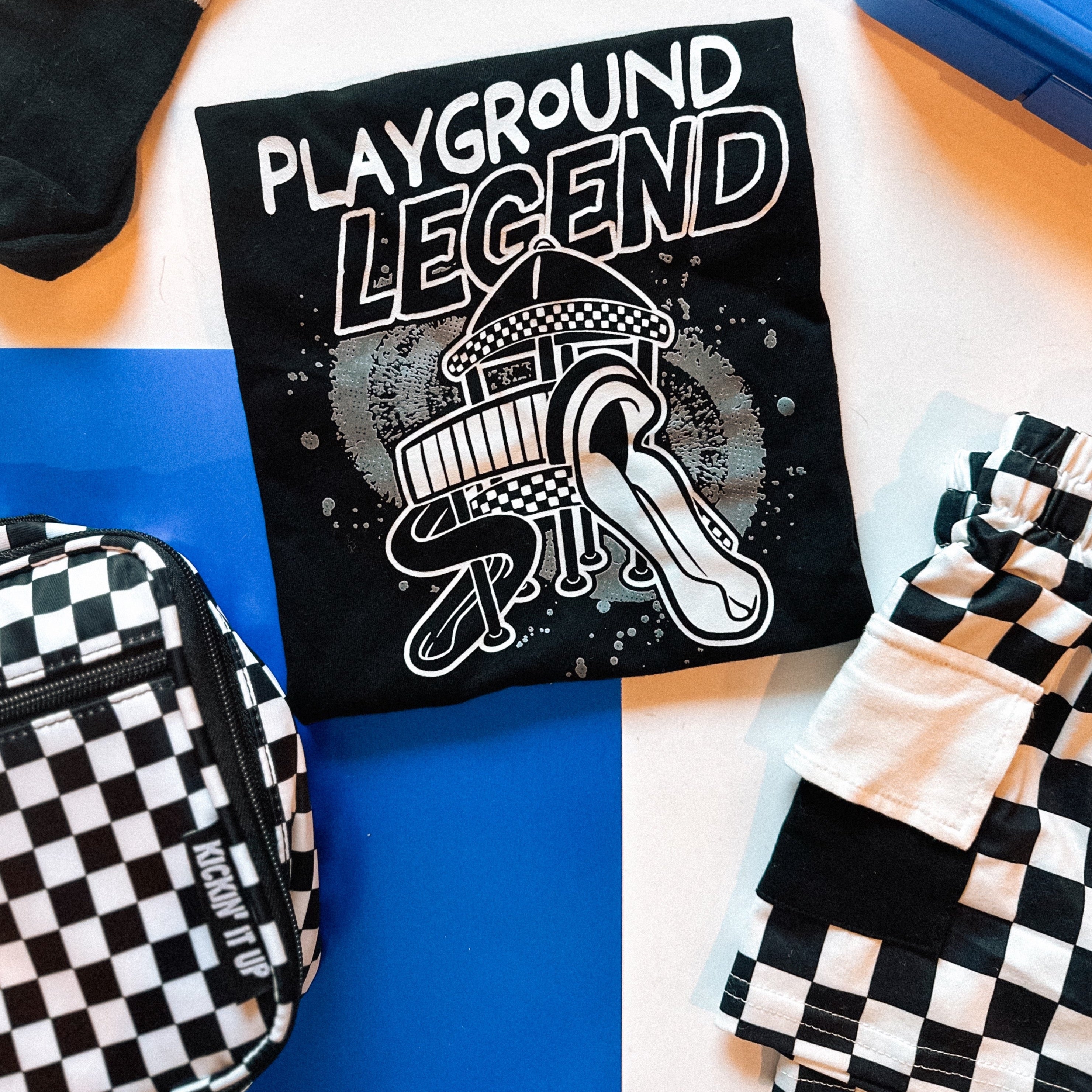 Playground  | Black Graphic T-shirt