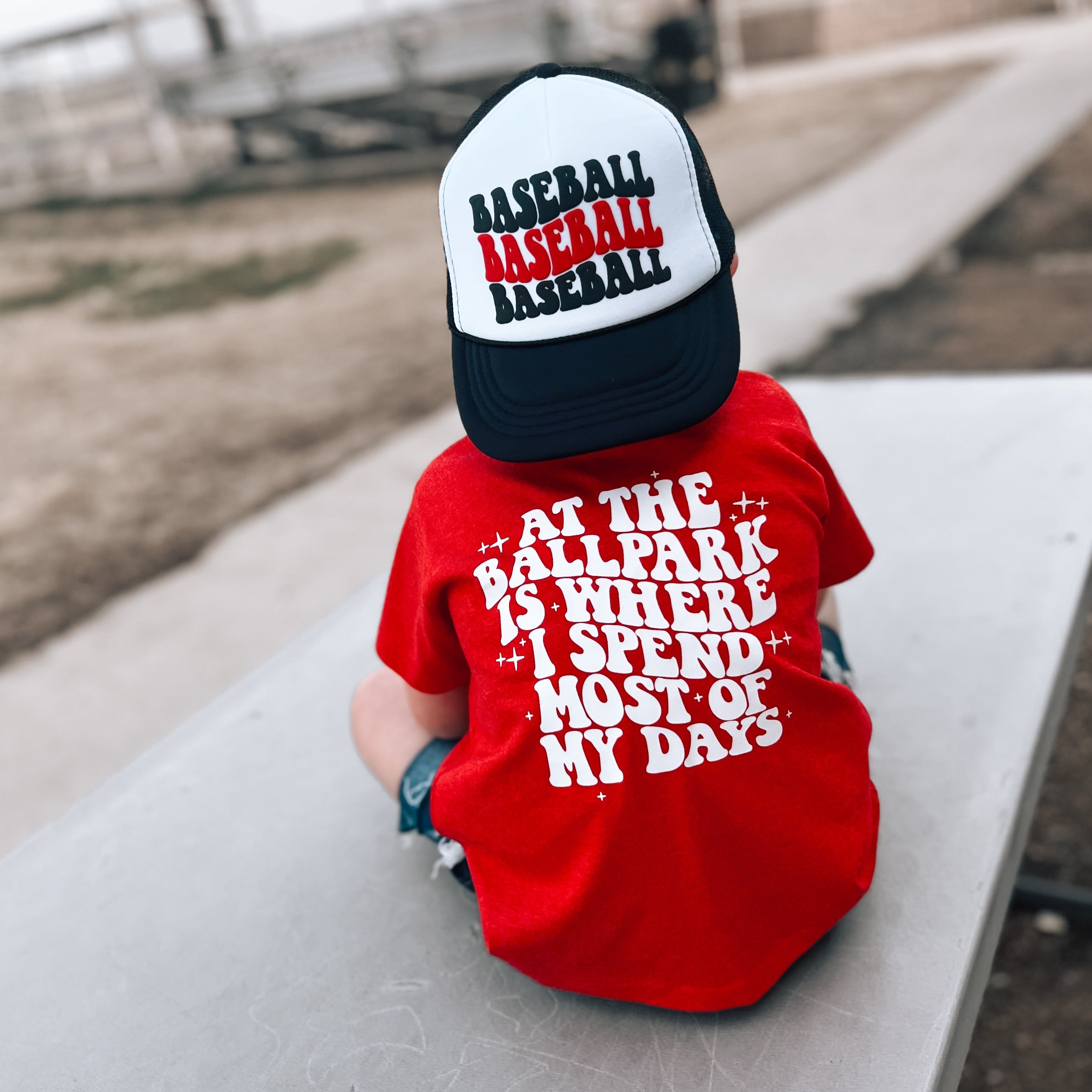 Most of My Days | Red Pocket Graphic T-shirt