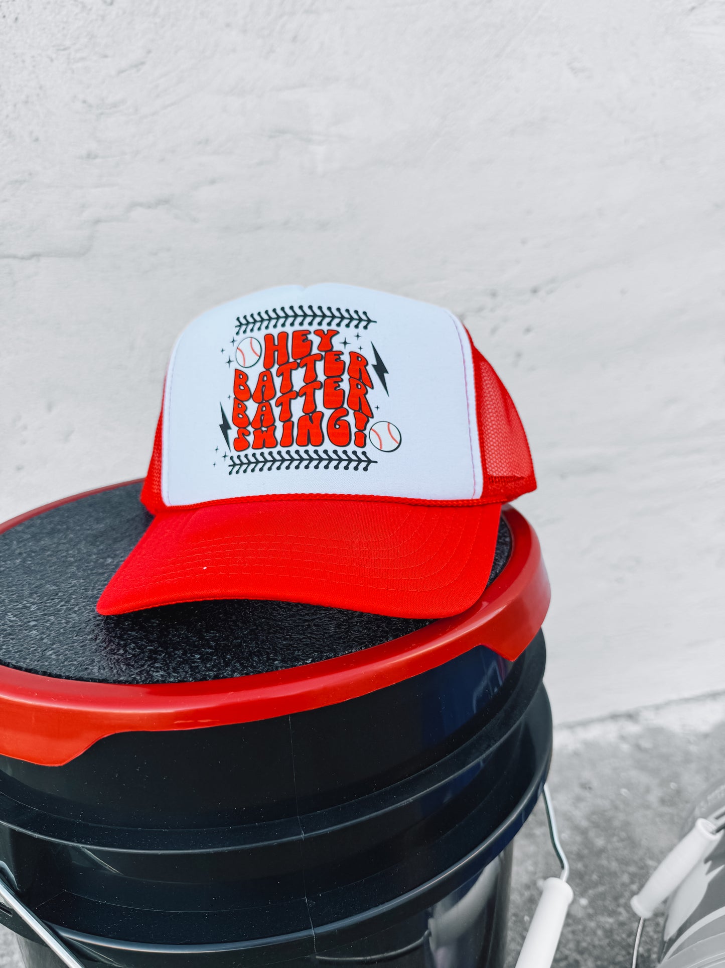 Hey Batter, Swing | Otto Trucker Hat - Adult