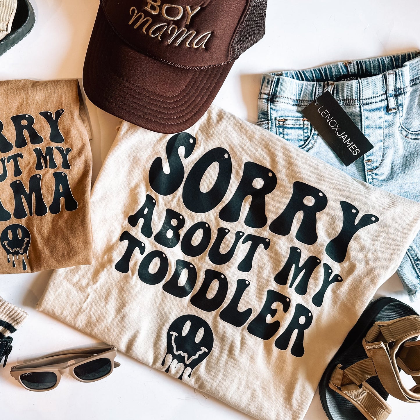 Sorry About My Toddler | Comfort Color Tee- Ivory