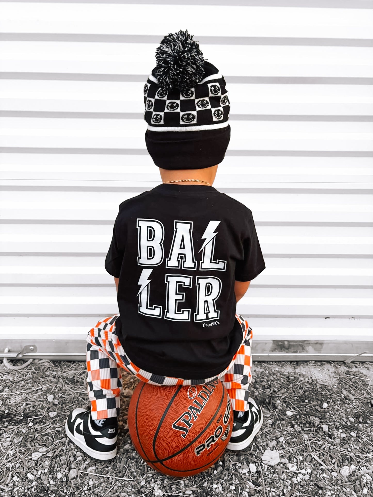 Baller Bolt | Black Front/ Back T-shirt