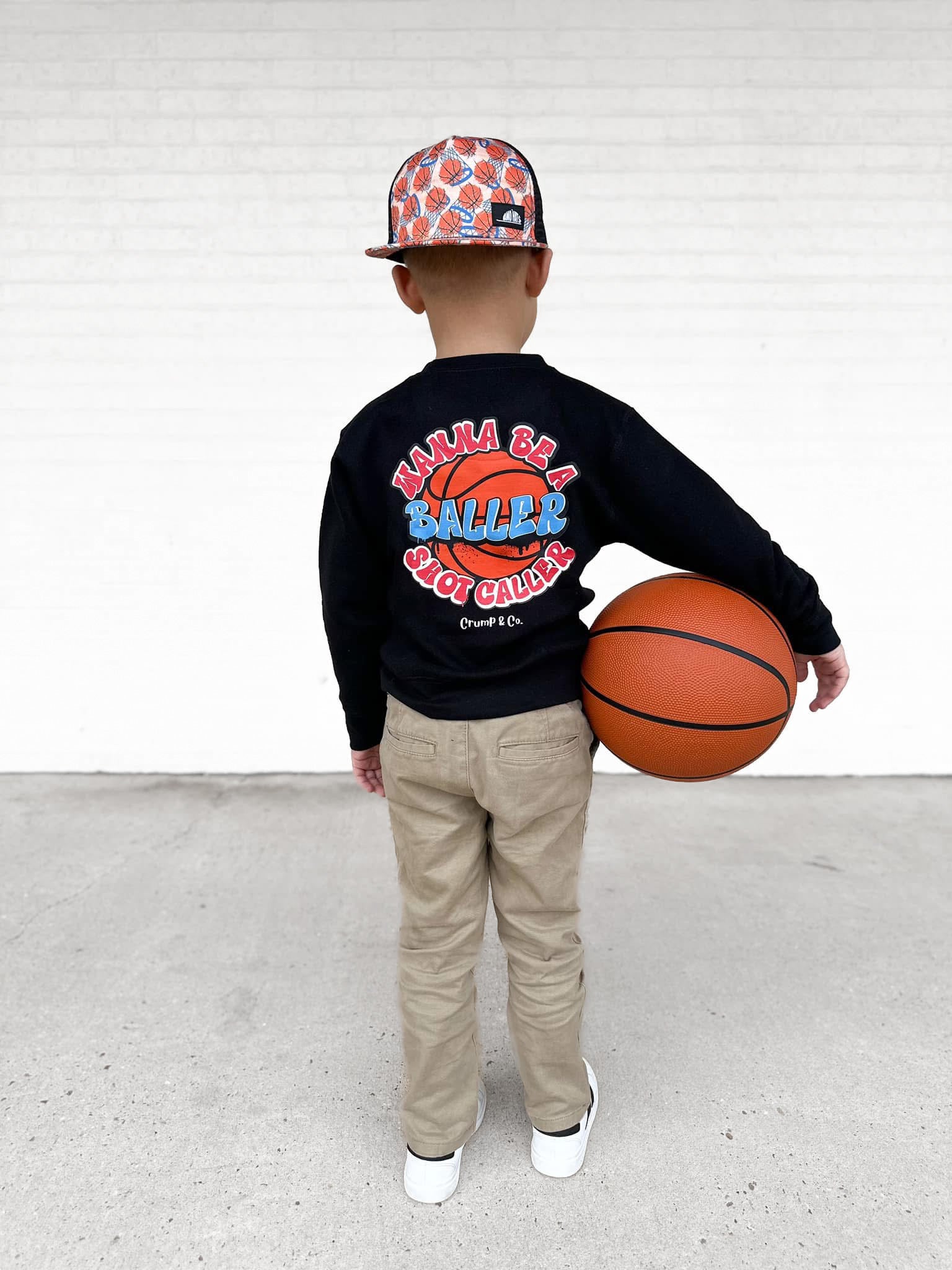 Shot Caller - Basketball | Black Sweatshirt