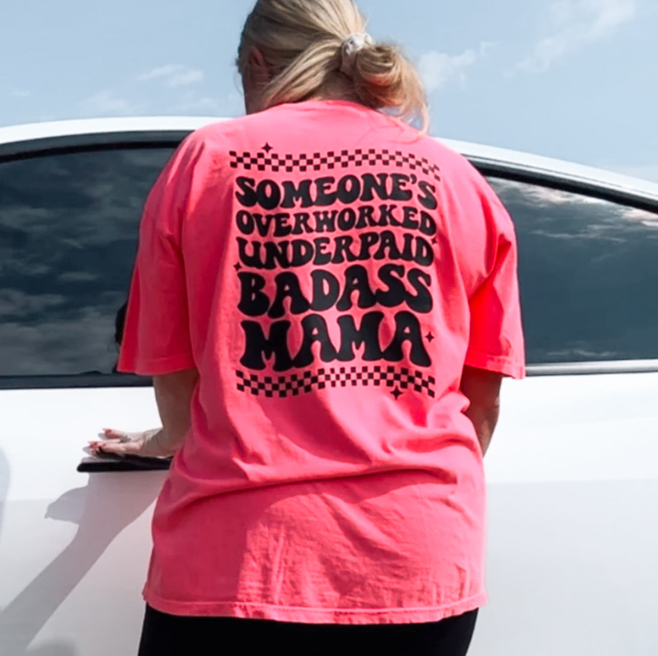 Underpaid Mama | - Neon Pink