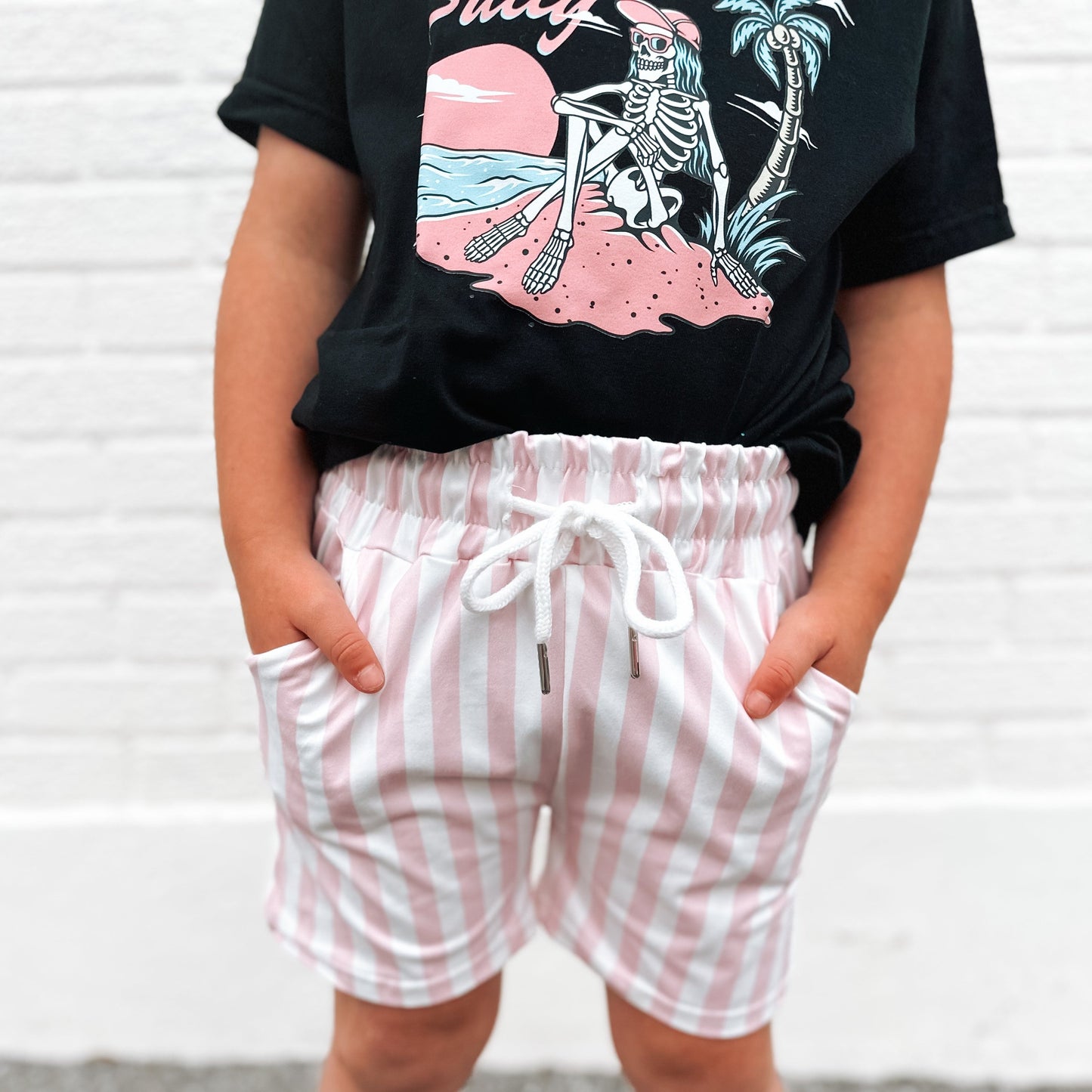Rad Guy | Pink Stripe Shorts