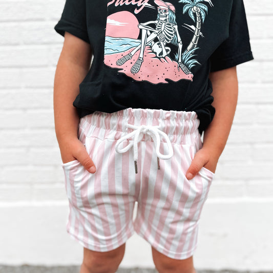 Rad Guy | Pink Stripe Shorts