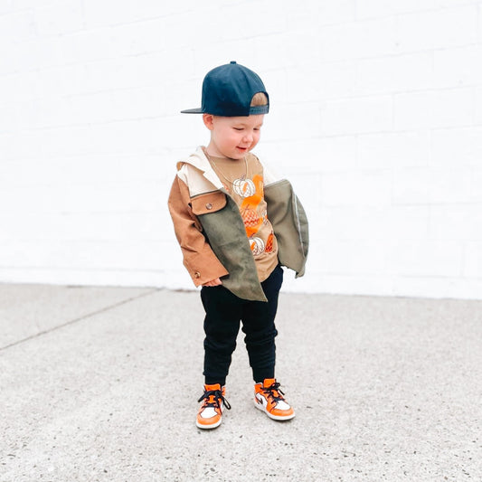 Pumpkin Patch Vibe | Corduroy Olive Jacket