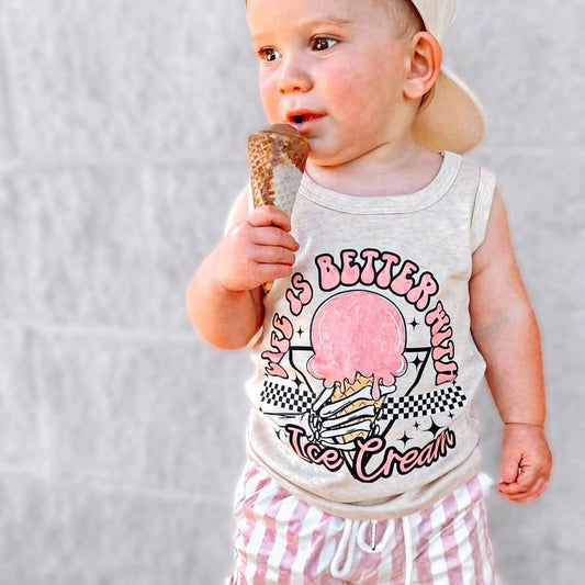 Ice Cream | Oatmeal Tank