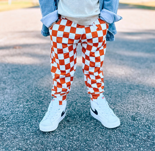 Check Me Out |  Rust Tie Jogger
