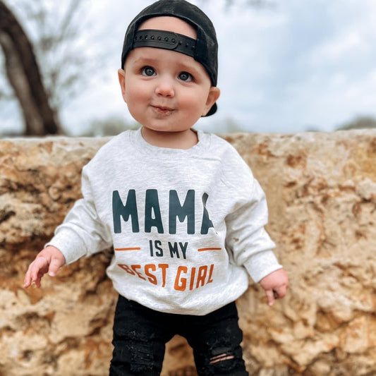 Mama is my Best Girl | Grey Pullover