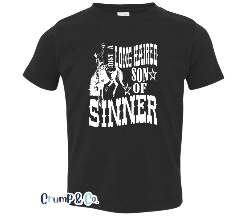 Son of a Sinner | Black Graphic T-Shirt