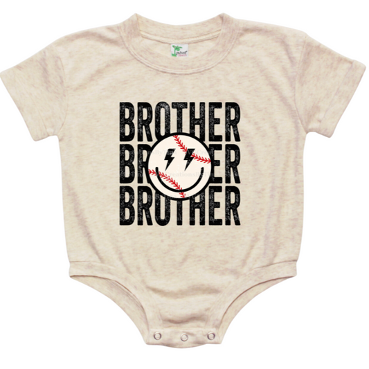 Brother | Rolled Sleeve Bubble Romper
