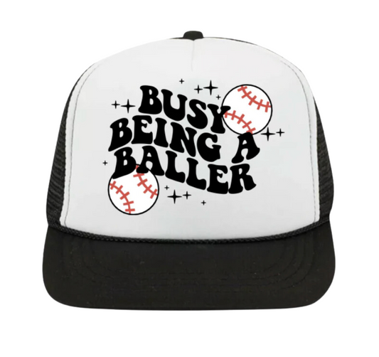 Busy Balling | Toddler Trucker Hat