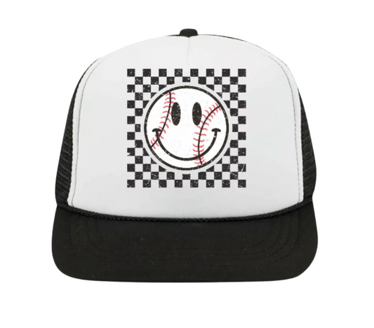 Checker Smiles | Toddler Trucker Hat