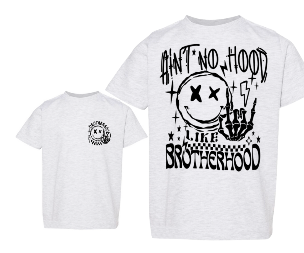 Brotherhood | Ash Grey Graphic T-Shirt