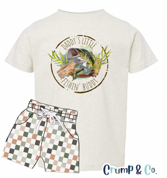 Fishing Buddy | Ivory Graphic T-shirt PREORDER