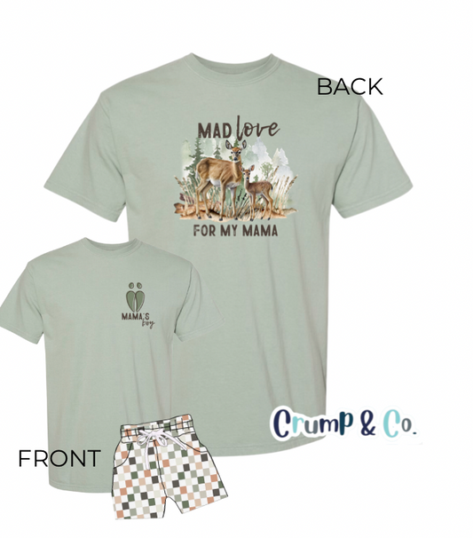 Deer Mad Love | Sage Graphic T-Shirt PREORDER