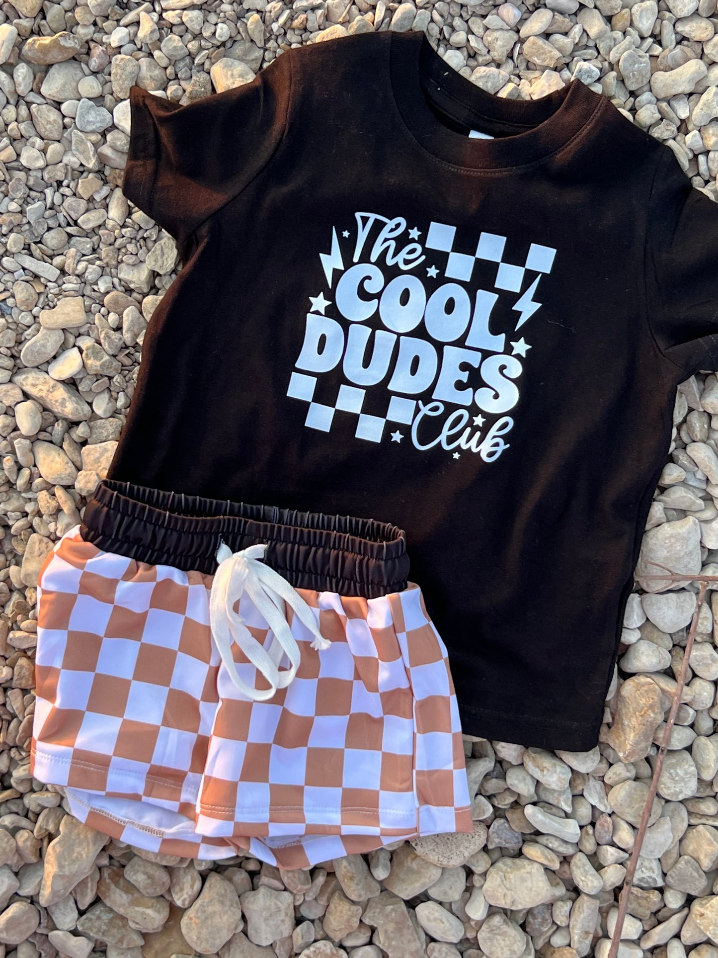 Cool Dudes Club  | Black Graphic T-shirt