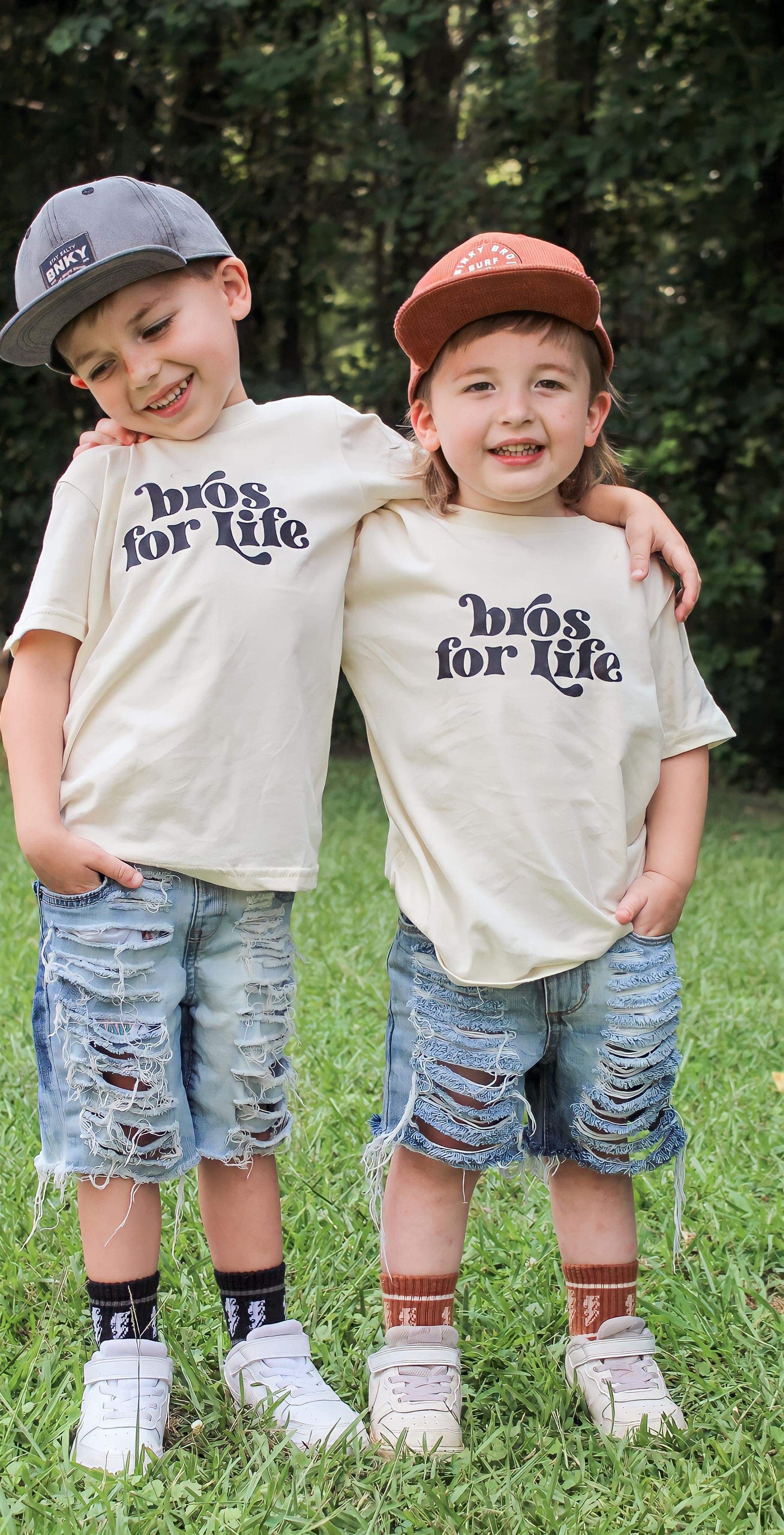 Bros for Life | Ivory Graphic T-shirt